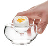 Crystalia Glass Egg Holders, Set of 2 Pcs